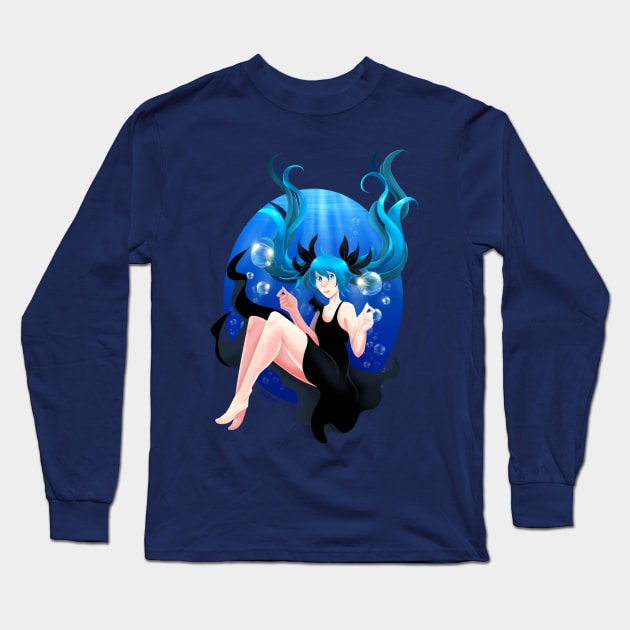 Vocaloid - Deep sea Girl Long Sleeve T-Shirt by Kisetsukaze